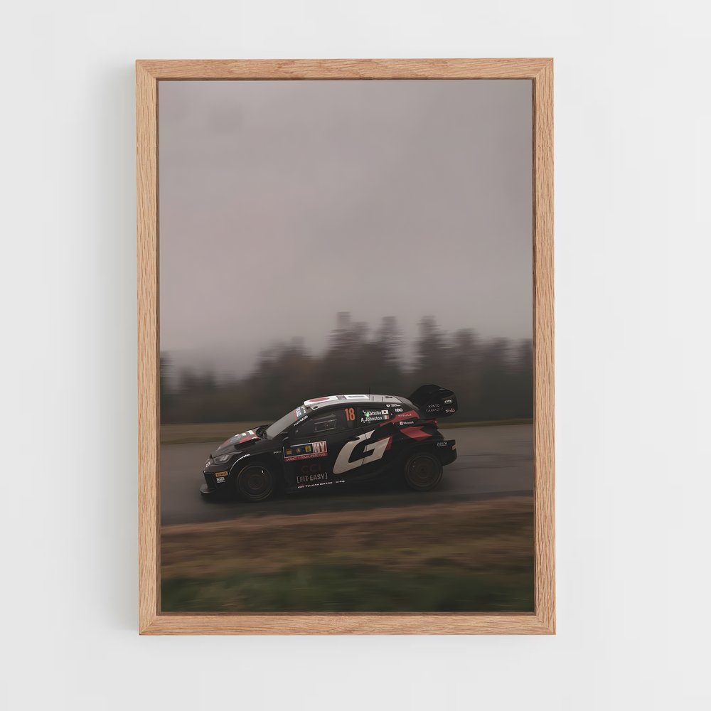 Poster Yaris gr dynamique – affiche Toyota (vue 4)